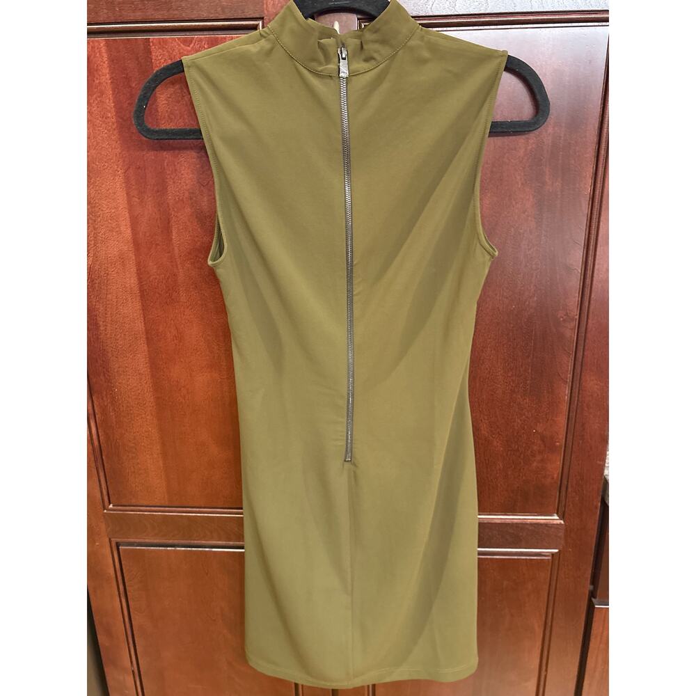 Haute Hippie Olive Green Sleeveless Dress SizeS - Picture 2 of 6